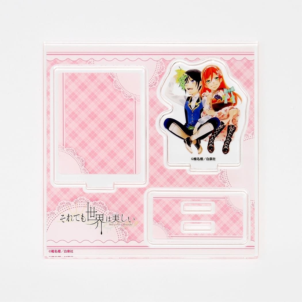 アクリルスタンドプレート「それでも世界は美しい」02/ニケ&リビ(フルーツ)