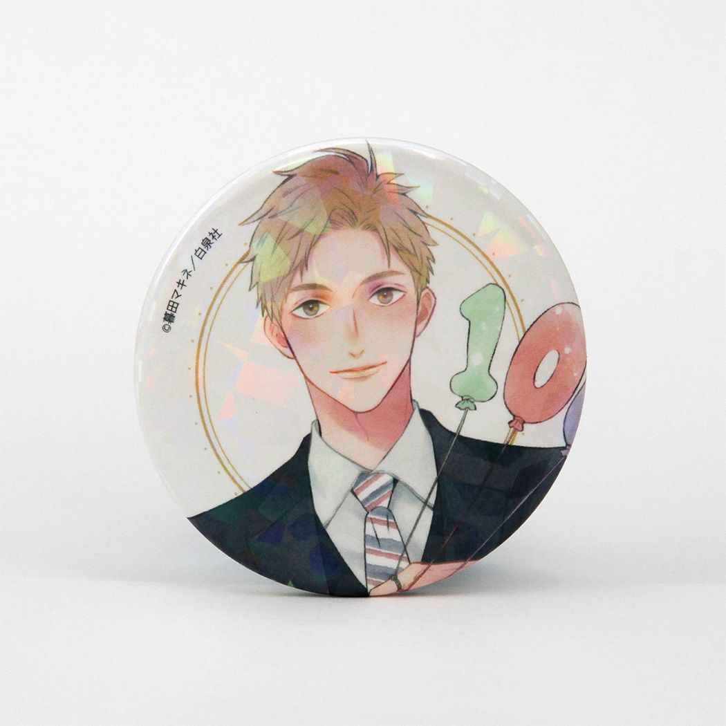 ホログラム缶バッジ(57mm)「花丸漫画100号記念フェア」01/ブラインド(20種)