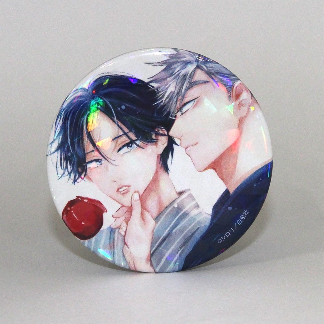 ホログラム缶バッジ(57mm)「花丸漫画100号記念フェア」01/ブラインド(20種)