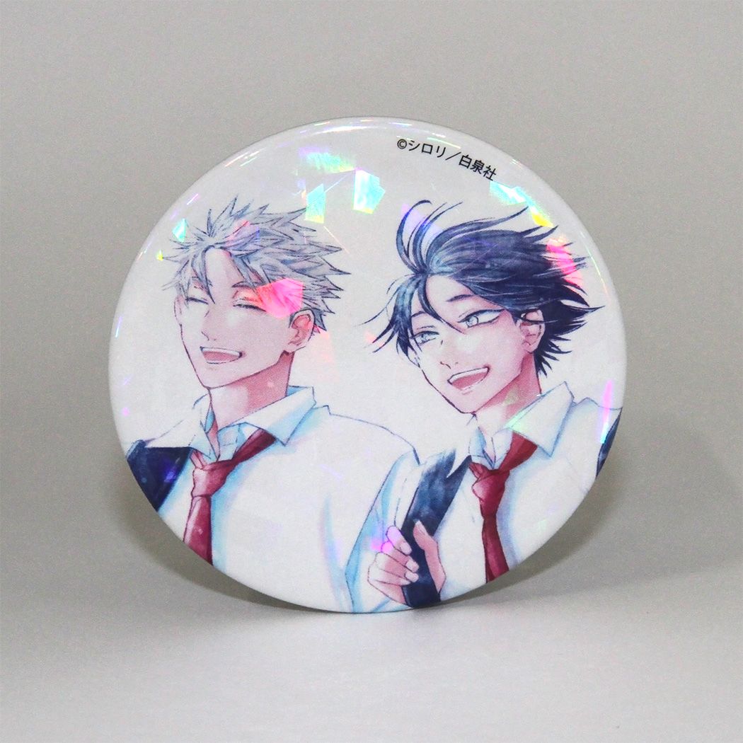 ホログラム缶バッジ(57mm)「花丸漫画100号記念フェア」01/ブラインド(20種)