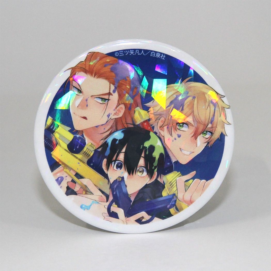 ホログラム缶バッジ(57mm)「花丸漫画100号記念フェア」01/コンプリートセット(全20種)