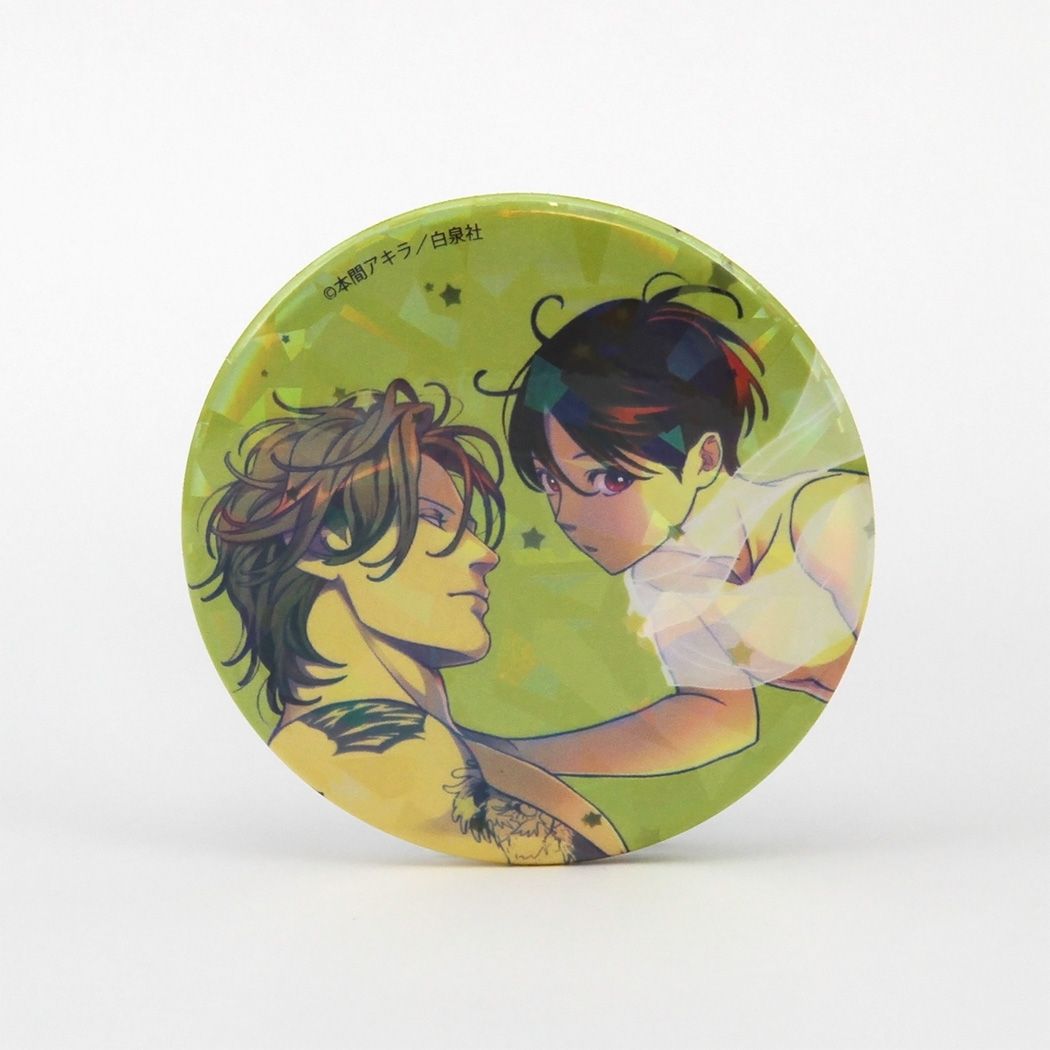 ホログラム缶バッジ(57mm)「花丸漫画100号記念フェア」02/ブラインド(20種)