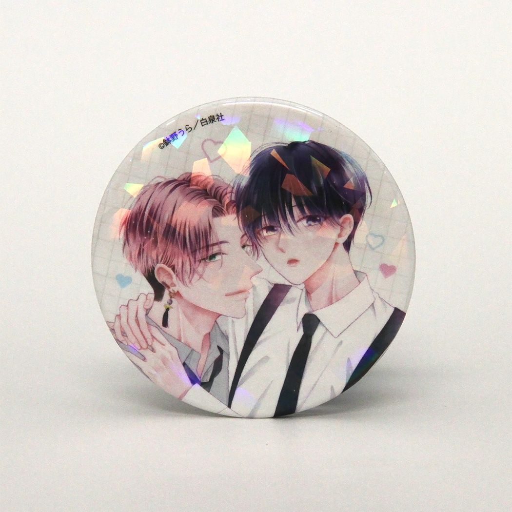 ホログラム缶バッジ(57mm)「花丸漫画100号記念フェア」02/ブラインド(20種)