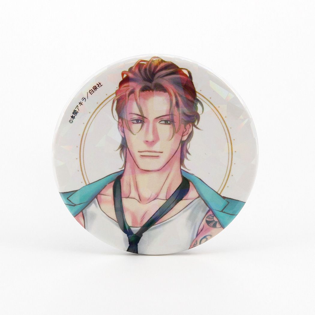 ホログラム缶バッジ(57mm)「花丸漫画100号記念フェア」02/ブラインド(20種)