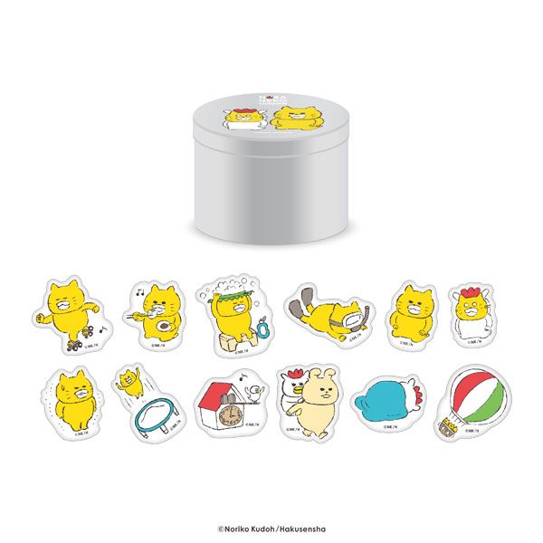 【ノラネコぐんだん】 缶入りステッカー（ぷくぷくステッ缶）