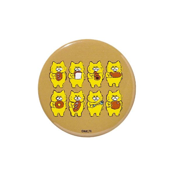 【ノラネコぐんだん】缶バッジ（パン）