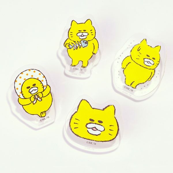 【ノラネコぐんだん】アクリルクリップ（こわい）