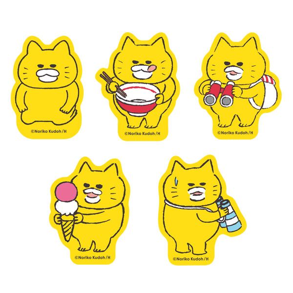 【ノラネコぐんだん】アクリルステッカー(はんせい)