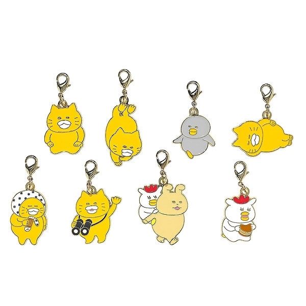 【ノラネコぐんだん】メタルトレーディングチャーム（あいうえお/ブラインド販売-全8種）