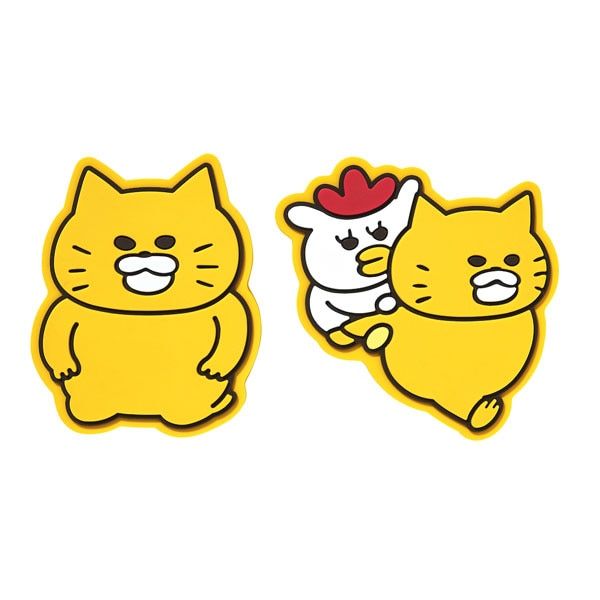 【ノラネコぐんだん】ラバーマグネット(はんせい)