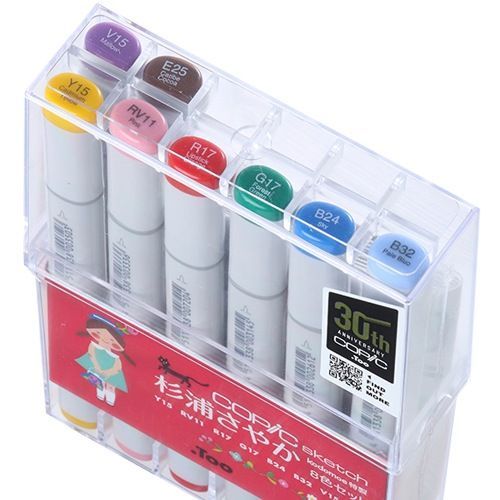 【杉浦さやか】限定色マーカーセット（コピックスケッチ）