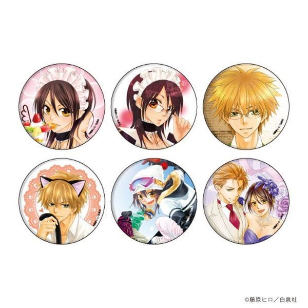 【漫画商店】缶バッジ（藤原ヒロ/会長はメイド様！/ブラインド/単品(全6種)）