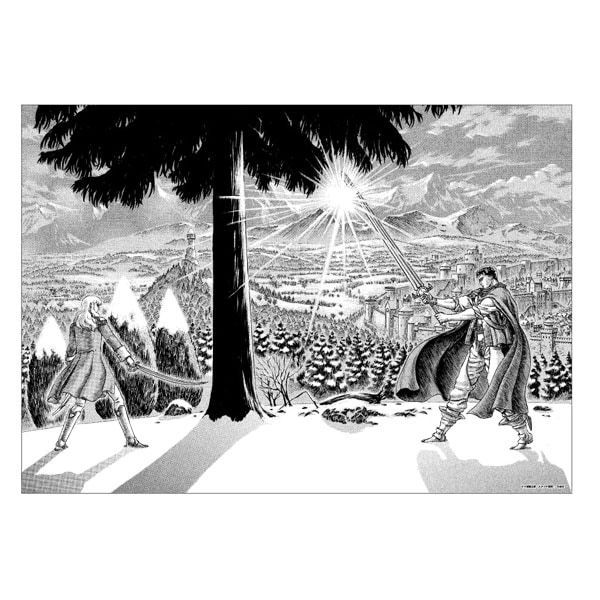 【漫画商店】メタリックポスター-旅立ちの朝-（三浦建太郎/ベルセルク）
