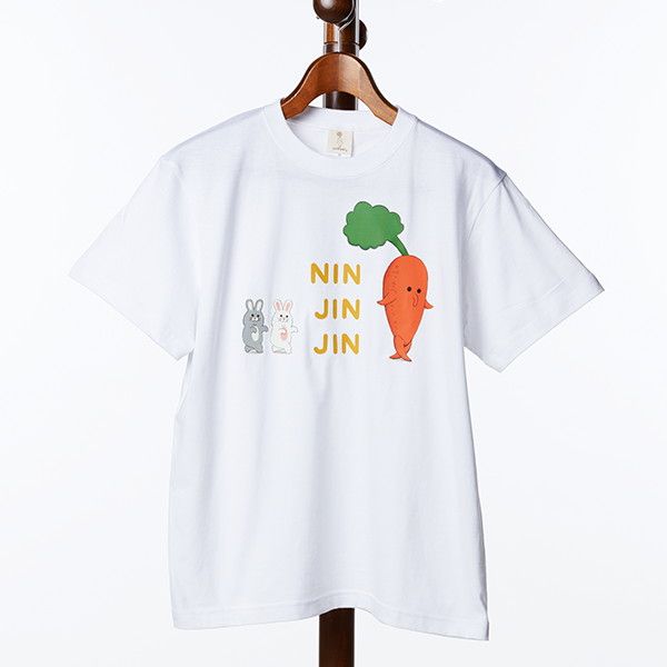 【MOE】Tシャツ(キューライス/「ニンジンジン」/あるくニンジンジン）