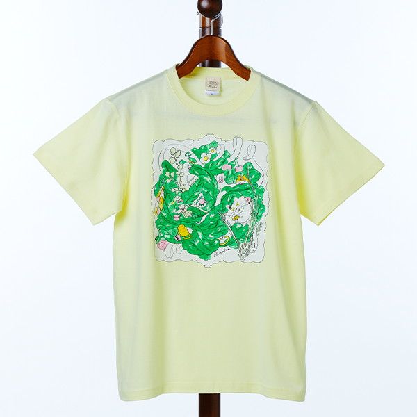 【MOE】Tシャツ(北澤平祐/「ルッコラのちいさなさがしものやさん」/カラーイラスト）
