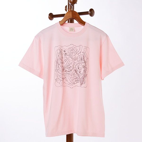 【MOE】Tシャツ(北澤平祐/「ルッコラのちいさなさがしものやさん」/1色イラスト）