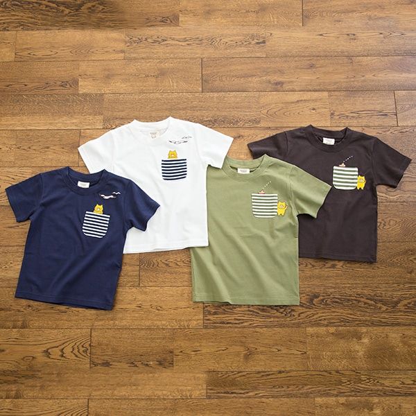 【ノラネコぐんだん】Tシャツ（かもめ/白）
