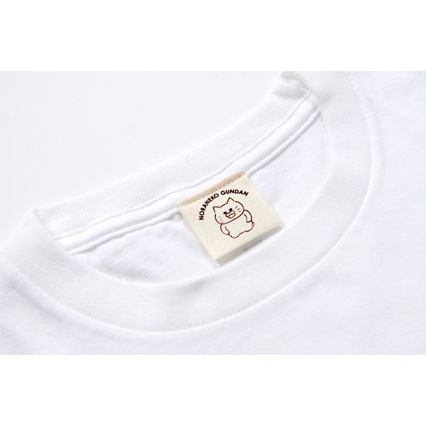 【ノラネコぐんだん】長袖Tシャツ ノラネコ 白