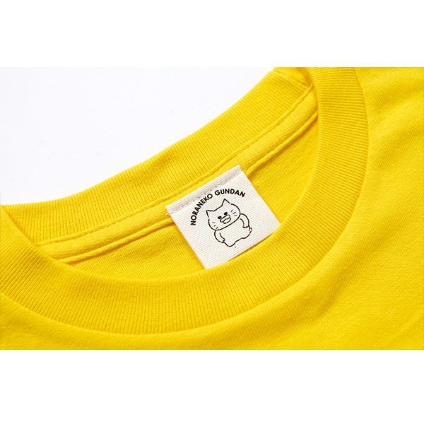 【ノラネコぐんだん】長袖Tシャツ マーミーちゃん 黄