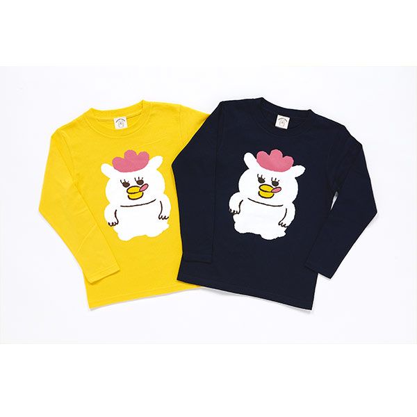 【ノラネコぐんだん】長袖Tシャツ マーミーちゃん 黄