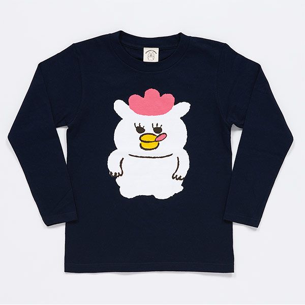 【ノラネコぐんだん】長袖Tシャツ マーミーちゃん ネイビー