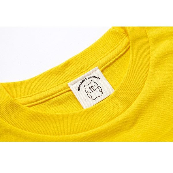 【ノラネコぐんだん】長袖Tシャツ プリンアラモード 黄