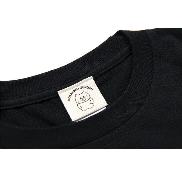 【ノラネコぐんだん】長袖Tシャツ プリンアラモード 黒
