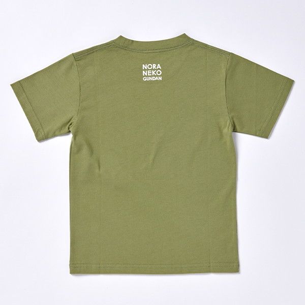 【ノラネコぐんだん】Tシャツ（ジャンプ/緑）
