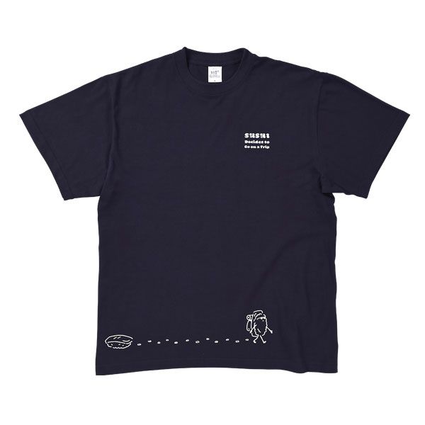 【MOE】Tシャツ（田中達也/「おすしが あるひ たびにでた」/イラスト）