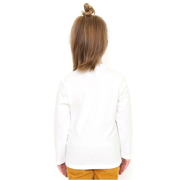 【でんしゃのずかん】キッズ長袖Tシャツ（表紙柄）