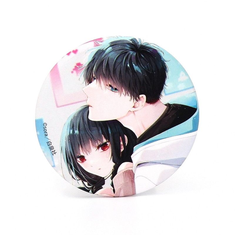缶バッジ「墜落JKと廃人教師」01/ブラインド(8種)