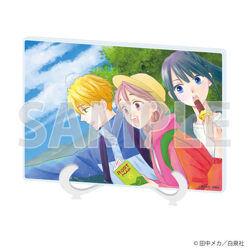 アクリルアートボード(A5サイズ)「LaLaオールスターカレンダー」13/花はことりを好きすぎる