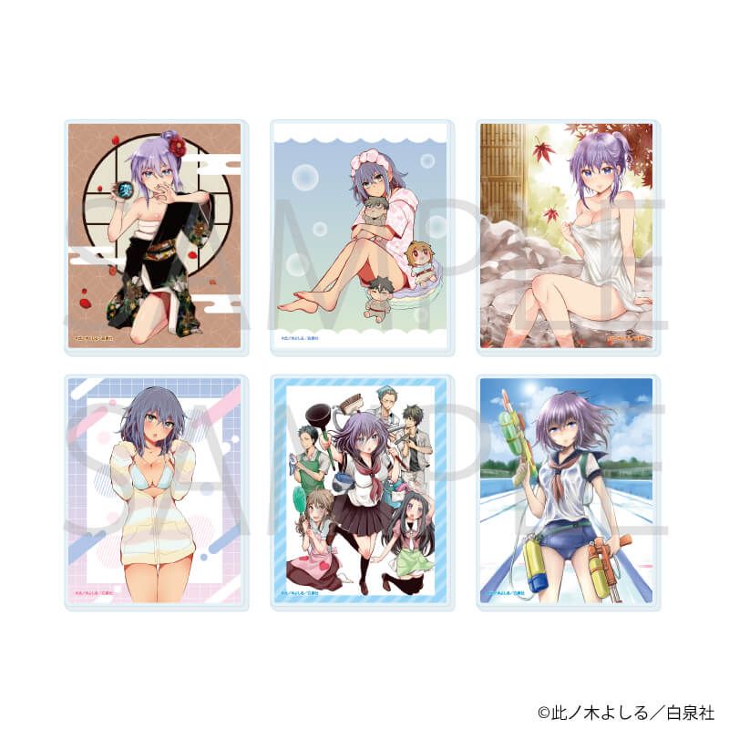 アクリルカード「変女 ～変な女子高生 甘栗千子～」01/コンプリートセット(全6種)