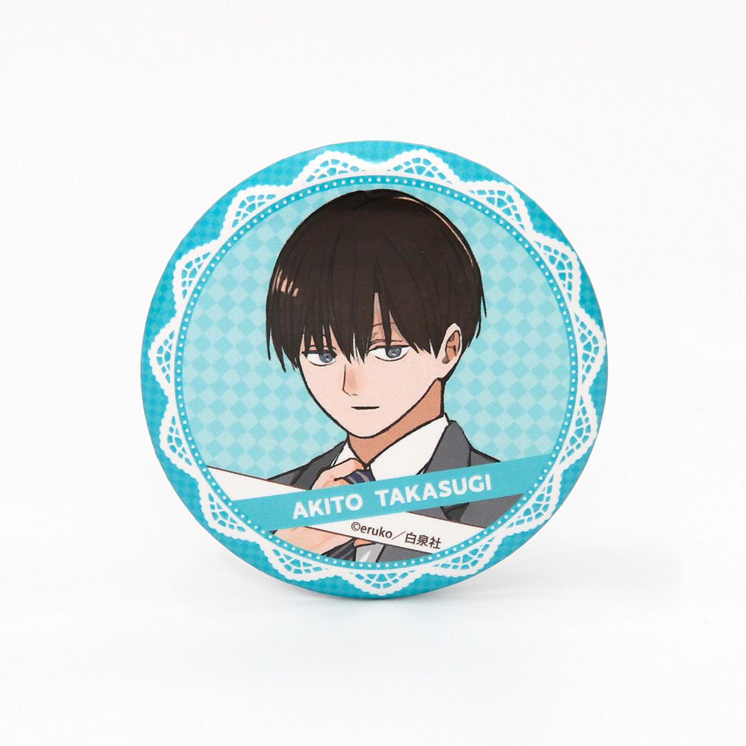 【漫画商店】缶バッジ（eruko/営業部の高杉さんは心臓に悪い/コンプリートセット）