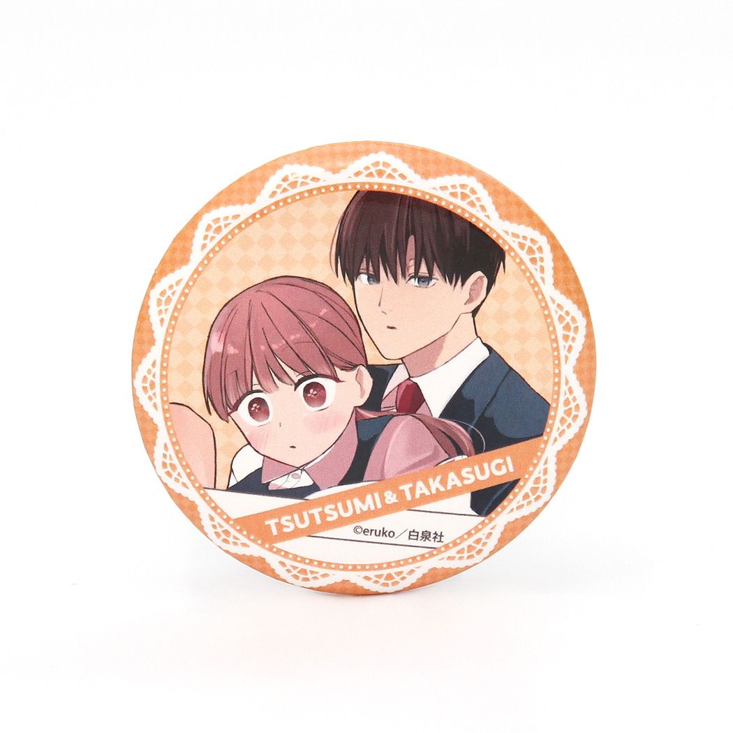 【漫画商店】缶バッジ（eruko/営業部の高杉さんは心臓に悪い/コンプリートセット）