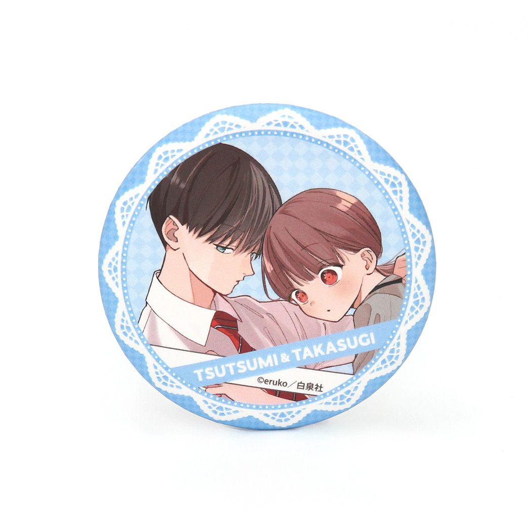 【漫画商店】缶バッジ（eruko/営業部の高杉さんは心臓に悪い/コンプリートセット）