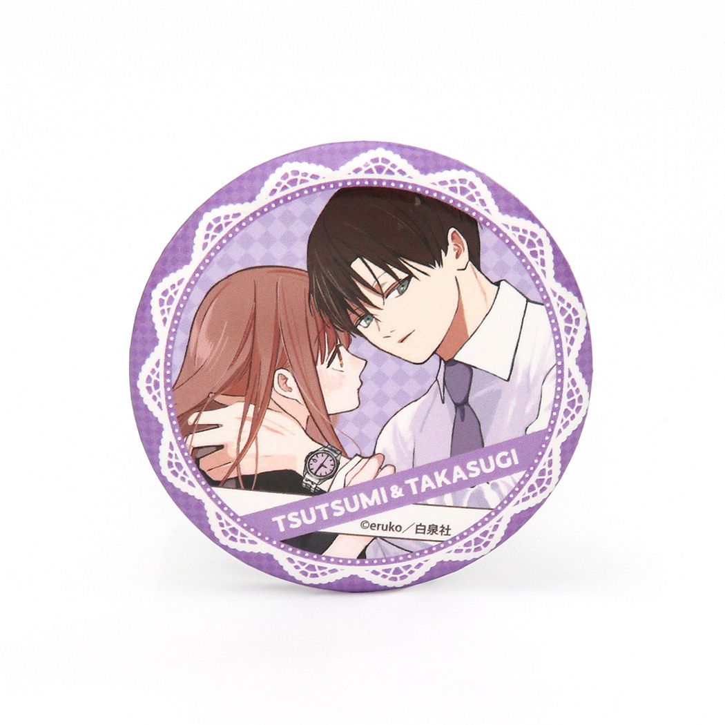 【漫画商店】缶バッジ（eruko/営業部の高杉さんは心臓に悪い/コンプリートセット）