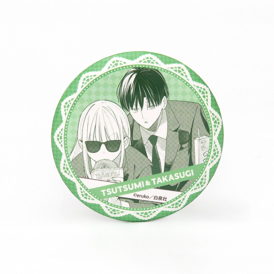 【漫画商店】缶バッジ（eruko/営業部の高杉さんは心臓に悪い/コンプリートセット）