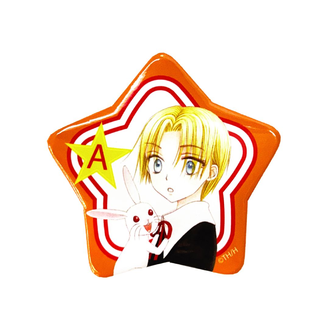 【漫画商店】星形缶バッジ　学園アリス　流架